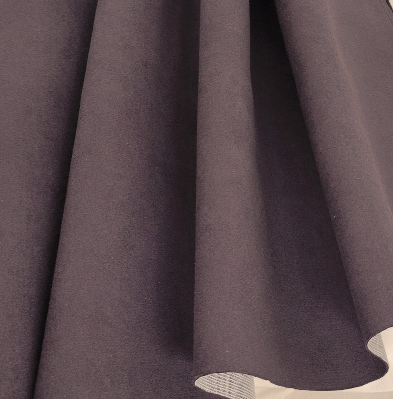 1 Yard Purple Passage Vegan Suede Fabric With Backing Soft Durable Upholstery Material